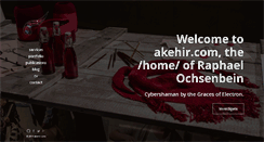 Desktop Screenshot of akehir.com